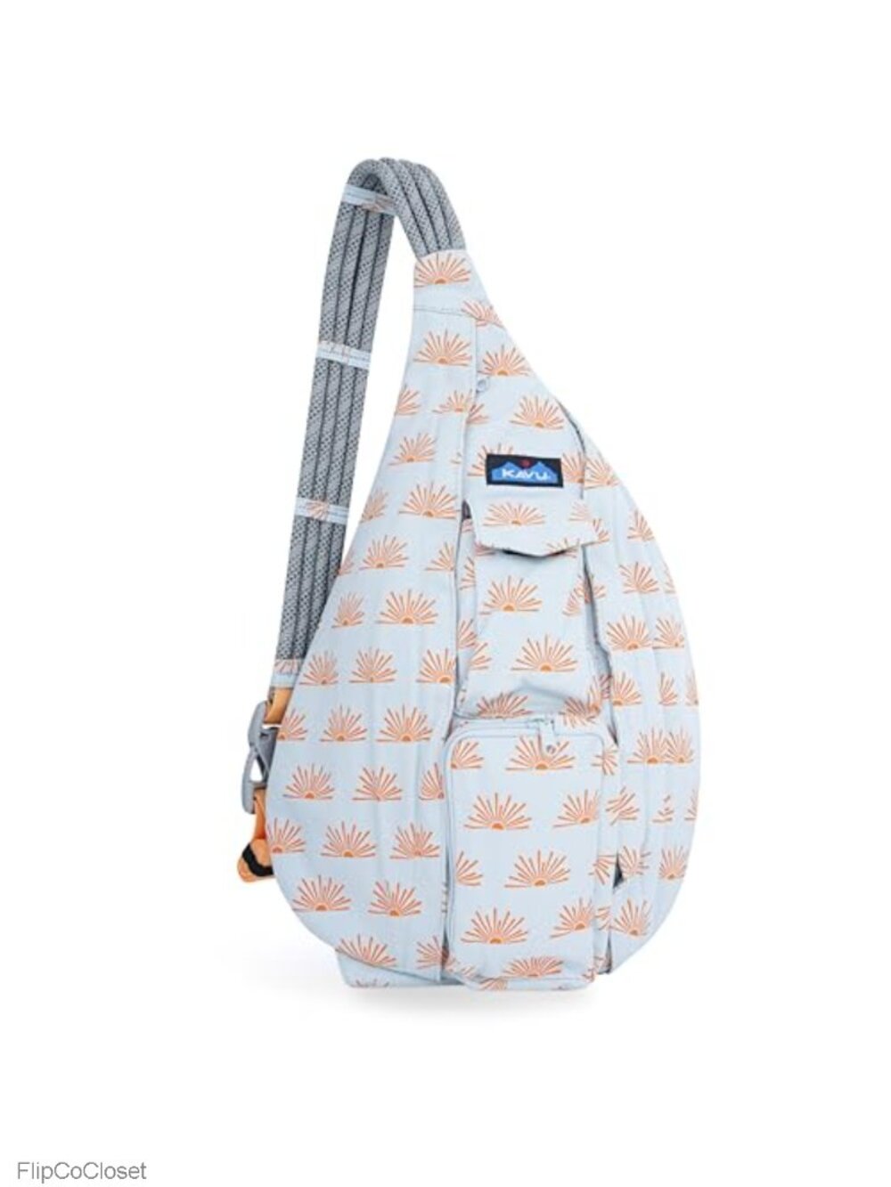 Unisex Cotton Canvas Crossbody Sling Bag for Travel and Hiking